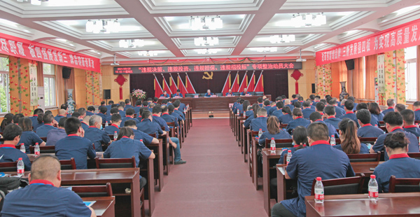 公司召開“違規(guī)決策、違規(guī)投資、違規(guī)擔(dān)保、違規(guī)招投標”專項整治動員大會