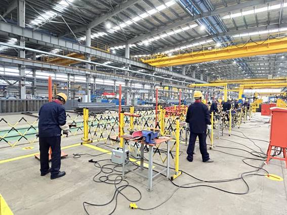 公司舉辦電焊工、電工技術(shù)比武